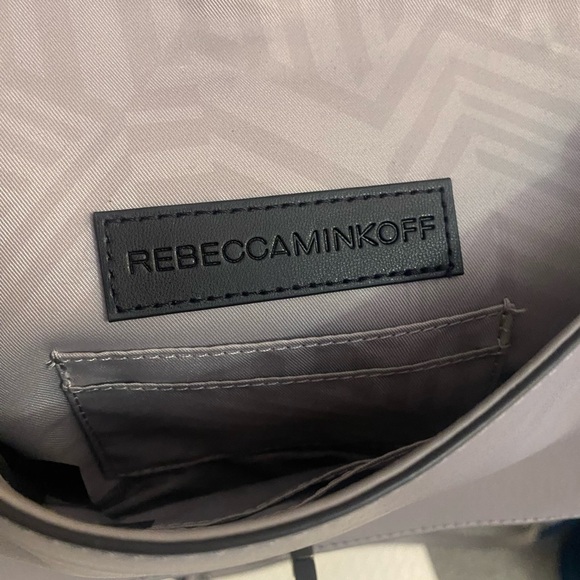 Rebecca Minkoff Charcoal Quilted Crossbody Bag - Picture 7 of 9